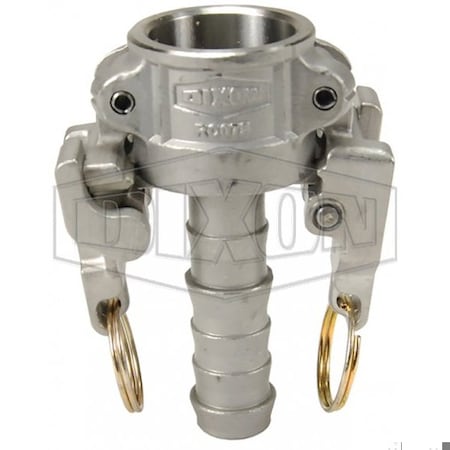 Dixon EZ Boss-Lock Type-C Cam and Groove Reducing Coupler, 3/4 in Nominal, Female Coupler x Hose Shank En RC075EZ